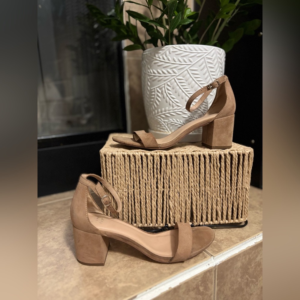 Target Tan Textile Flats
